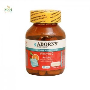 ویتامین ث و رز هیپ ابورنز | Aborns Vitamin C + Rosehip