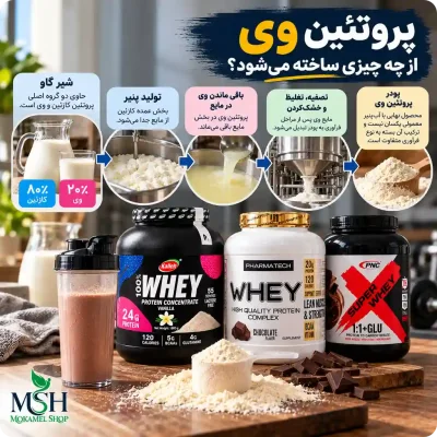 پروتئین وی چیست؟ کاربرد، ترکیبات، انواع و روش مصرف