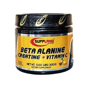 پودر کراتین+بتا آلانین +ویتامین C ساپلند نوتریشن - 300 گرم