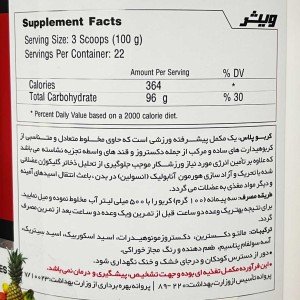 کربو پلاس ویثر نوتریشن | Wisser Nutrition Carbo Plus