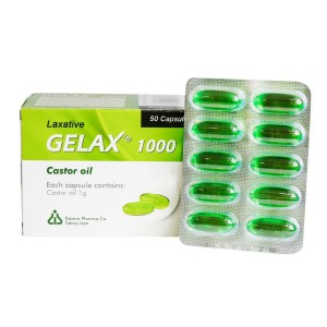 کپسول ژلاکس 1000 (روغن کرچک) دانا