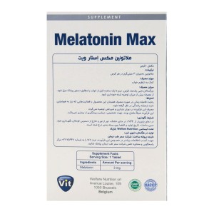 ملاتونین مکس استار ویت 60 عددی