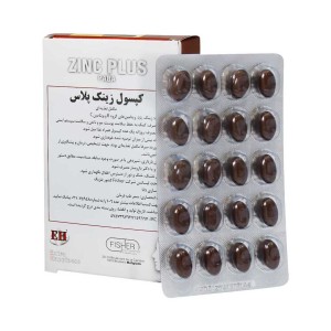 کپسول زینک پلاس 15 میلی گرمی + پابا ای اچ (EH)