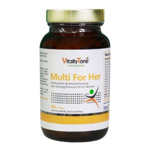 مولتی ویتامین بانوان مولتی فور هر ویتالی تون - 60 عددی