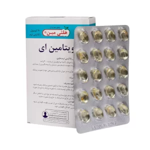 کپسول ویتامین E 400 واحد هلثی مین 60 عددی