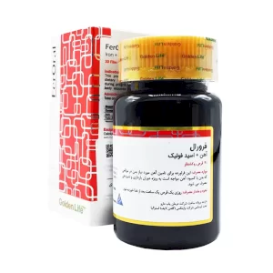 قرص آهن + اسید فولیک فرورال گلدن لایف - 30 عددی