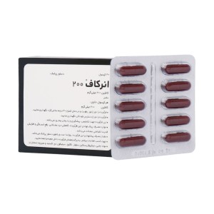 کپسول انرکاف 200 میلی گرمی الحاوی 30 عددی