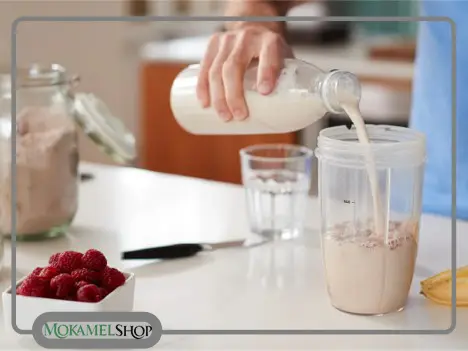پروتئین وی با شیر