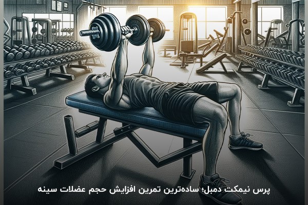 پرس نیمکت دمبل؛ تمرین سازی اما موثر در افزایش عضلات سینه