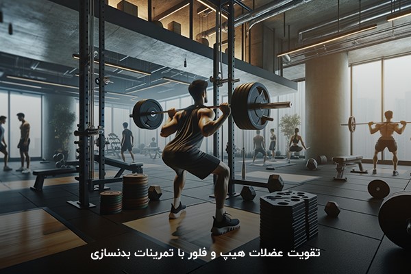 تقویت عضلات هیپ؛ یکی از فواید بدنسازی برای مردان