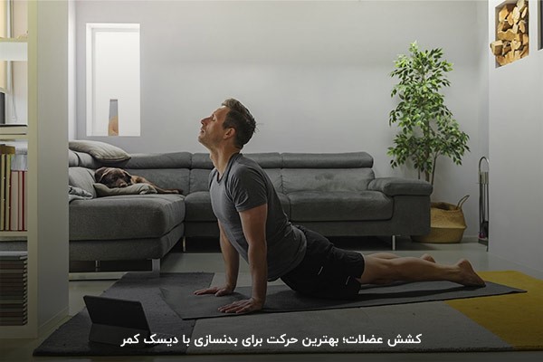 کشش آرام عضلات برای افراد مبتلا به کمردرد