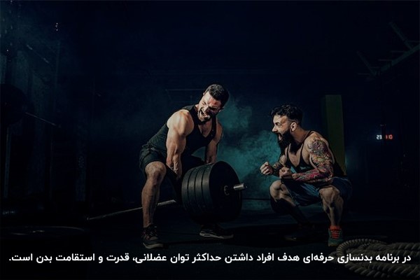 برنامه حرفه&zwnj;ای؛ از آمادگی بدن تا تناسب اندام بالا