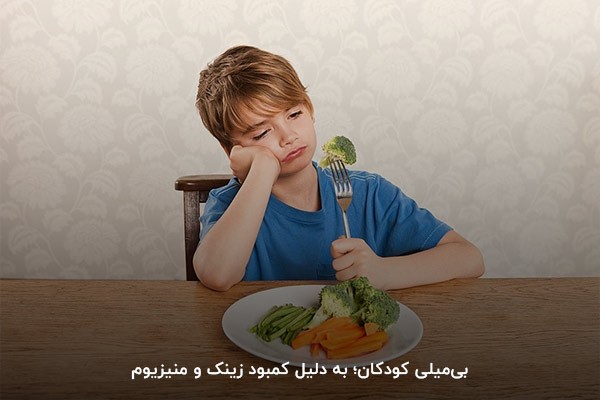 کاهش زینک و منیزیم؛ مهم&zwnj;ترین دلایل کاهش اشتهای بچه&zwnj;ها