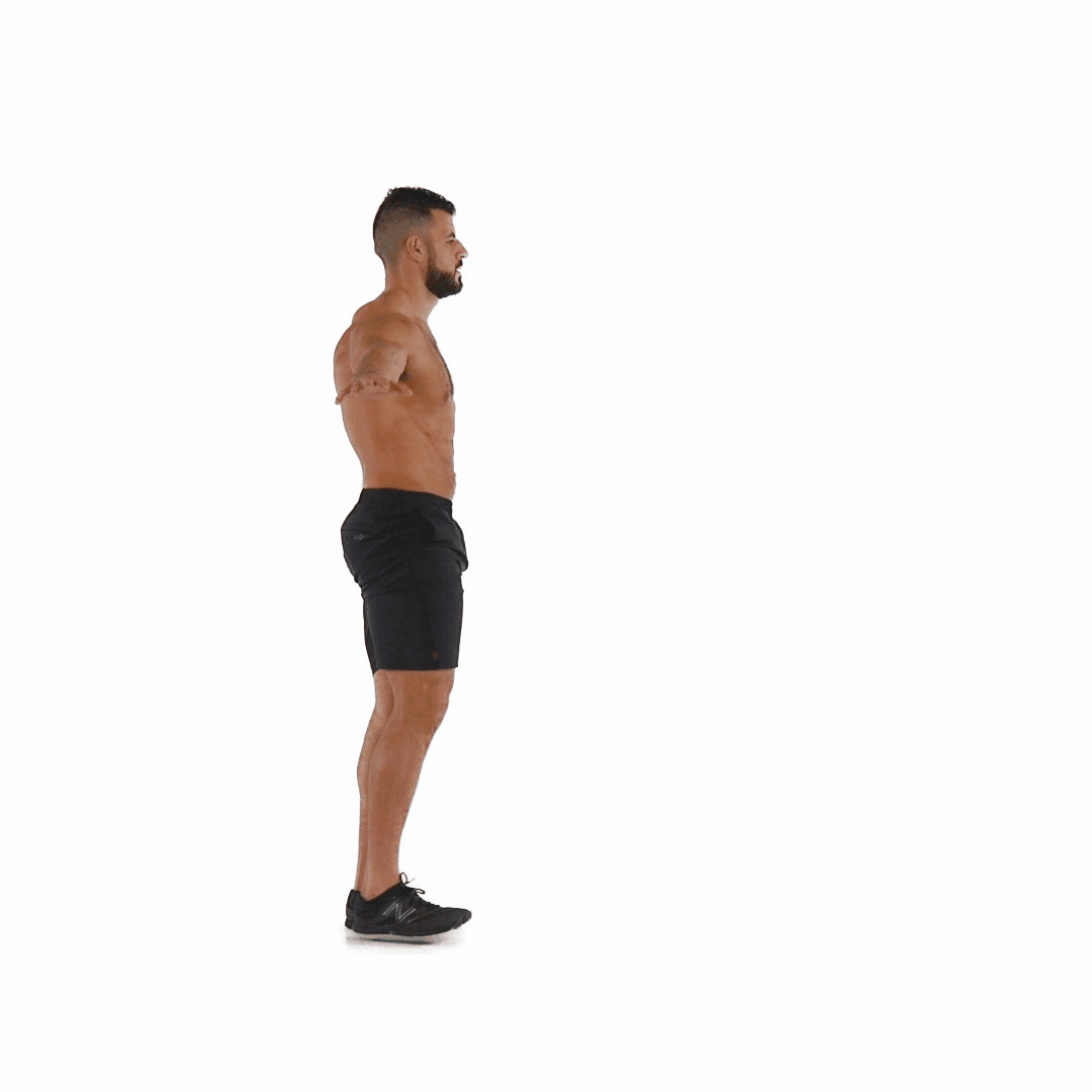 ورزش لگ رایز ایستاده