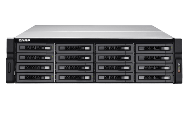 هارد تحت شبکه کیونپ مدل TVS-EC1680U-SAS-RP-8GE-R2