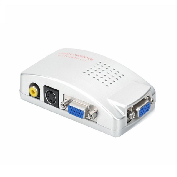 مبدل VGA به AV وی نت همراه با کابل برق مدلV-COVGA2AV