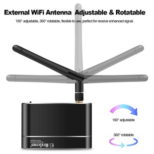 دانگل کمبو میراسکرین مدل x6w برای انتقال تصویر موبایل به تلویزیون