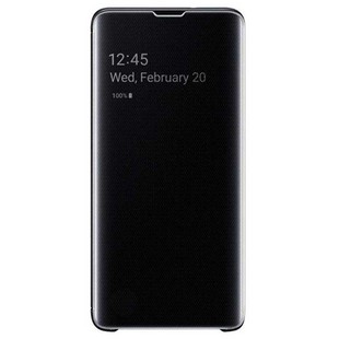 کیف کلاسوری سامسونگ S10 مدل Clear View Standing