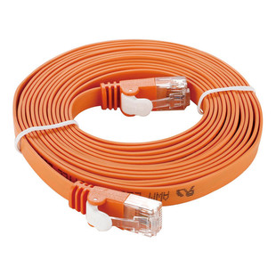 کابل شبکه 5 متری CAT 5e نارنجی دی-لینک مدل NCB-5EUORGF1-5
