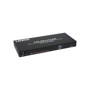 سوئیچ 8 پورت HDMI فرانت با قابلیت 3D همراه با ریموت کنترل