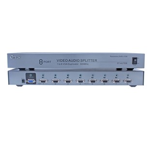 اسپلیتر VGA AUDIO هشت پورت دیتک مدل DT-AU7508 با کیفیت 500 مگاهرتز