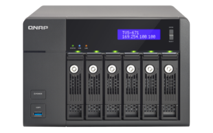 هارد تحت شبکه کیونپ مدل TVS-671-i3-4G