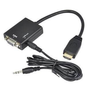 تبدیل HDMI به VGA همراه با کابل صدا امگا