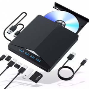درایو DVD اکسترنال 7 در 1 ایده مدل Hub External DVD Drive Super Slim