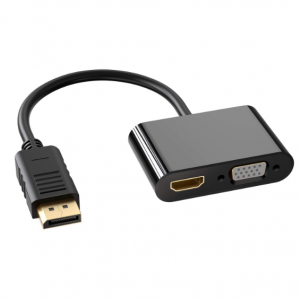 تبدیل Display به HDMI/VGA (کالای نو با بسته‌بندی آسیب‌دیده)