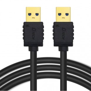 کابل لینک دوسر نر USB3.0 دیتک مدل DT-CU0301 طول 1 متر