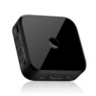 گیرنده و فرستنده صدا بلوتوث مدل TX16 با قابلیت اتصال دو هدفون