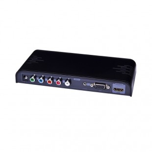 مبدل VGA+YPbPr به HDMI لنکنگ مدل LKV351PRO همراه با پنل کنترلی OSD