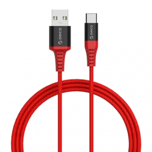 کابل تبدیل USB Type-C به USB 2.0 Type-A اوریکو مدل HTK-10-RD طول 1 متر