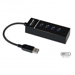 هاب usb 3.0 چهار پورت WL-UH30413 ویولینک