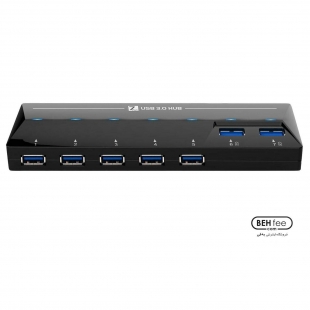 هاب 7 پورت USB 3.0 با آداپتور WL-UH3073D ویولینک