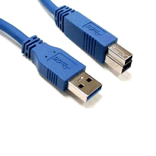 کابل تبدیل پرینتر USB3.0 AM/BM بافو به طول 1.5 متر
