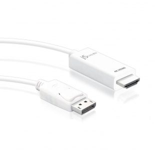 کابل تبدیل DispalyPort به HDMI جی 5 مدل J5-JDC158 با کیفیت 4K