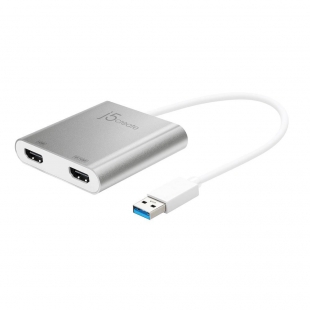 تبدیل USB3.0 به HDMI و HDMI 4K جی5 مدل J5-JUA365