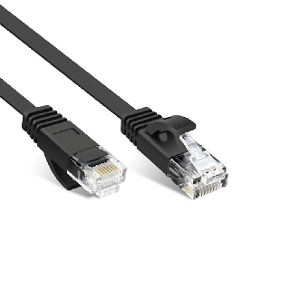 قیمت خرید کابل شبکه پچ کورد Cat 6 تخت بافو 40 متری