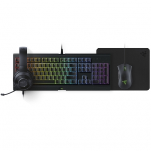 مجموعه گیمینگ ریزر مدل Epic Gaming Bundle شامل موس و کیبورد و هدست و پد موس