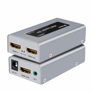 اکستندر HDMI تحت شبکه  دیتک 50متر DTECH DT-7009CI HDMI Extender 50m With IR