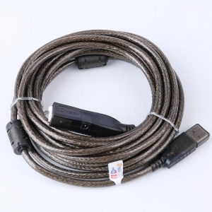 کابل افزایش طول usb دیتک 30 متر Dtech Dt-5043 Usb 2.0 Cable De Extension 30 Metros