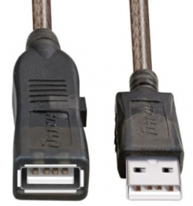 کابل افزایش طول usb دیتک 5 متر Dtech Dt-5041 Usb 2.0 Cable De Extension 5 Metros