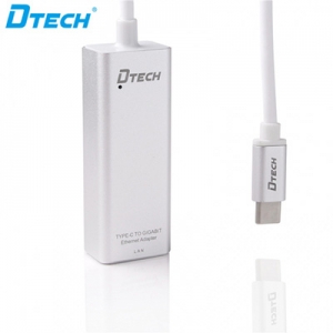 تبدیل type c به lan دیتک مدل Dtech Type-C To Lan Adapter DT-T0019