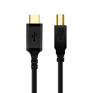کابل پرینتر یو اس بی 2 تایپ سی به یو اس بی 2  مینی کی نت پلاس USB2.0 type c to USB2.0 mini Printer Cable