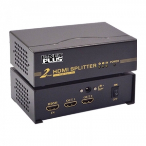 اسپلیتر  2 پورت HDMI کی نت پلاس مدل knet plus HDMI 1.4 3D Splitter 1×2 with Adaptor KPS642