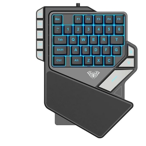 کیبورد مخصوص بازی تک دست ایولا   AULA One-Hand Wired Mechanical Gaming Keyboard  K2