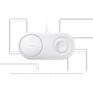 شارژر بی سیم سامسونگ مدل  EP-P5200 Dou Pad به همراه شارژر دیواری