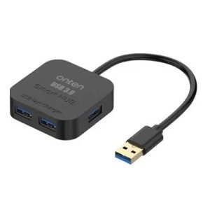 هاب  4 پورت USB3.0 (با رابط منبع تغذیه) با پروتکل شارژ تلفن همراه هوشمند BC1.2  اونتن مدلOTN-35210