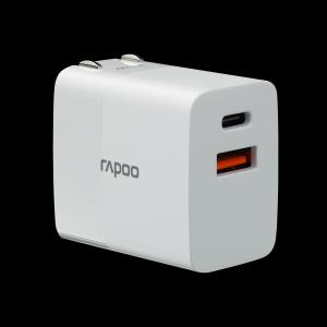 شارژر2 پورت رپو DUAL PORT CHARGER RAPOO PA20